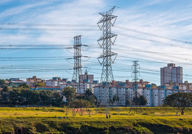 rede de energia elétrica