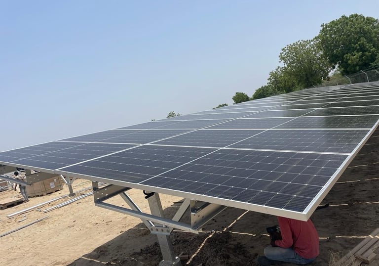 Ground Mounted Mega Solar Park & Solar Power Plant & Solar Energy Equipments Systems & Solar Energy