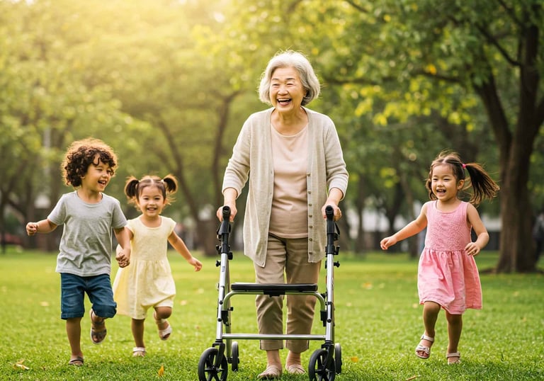 How to use a rollator