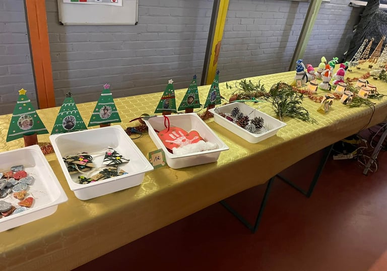 bricolages pour le marché de Noël