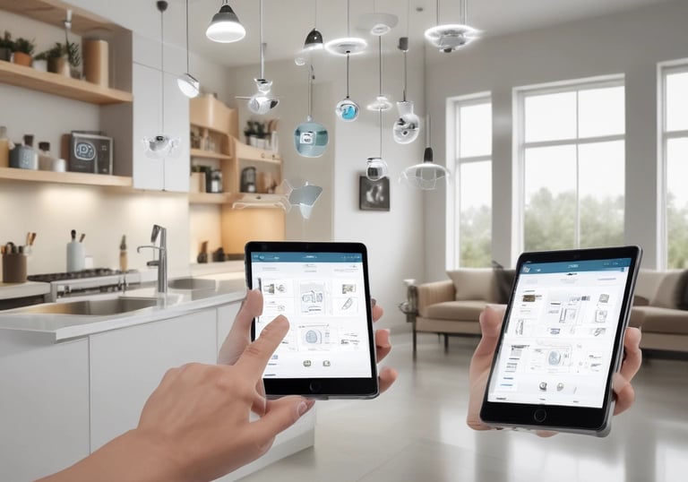 A colorful, historic building with blue and peach hues under renovation. Scaffolding is set up on both sides, and a clock with Roman numerals is visible above the entrance. Ornate details and arched windows enhance the architectural design. A construction worker wearing a helmet and high-visibility vest stands in front of the structure, surrounded by caution tape.