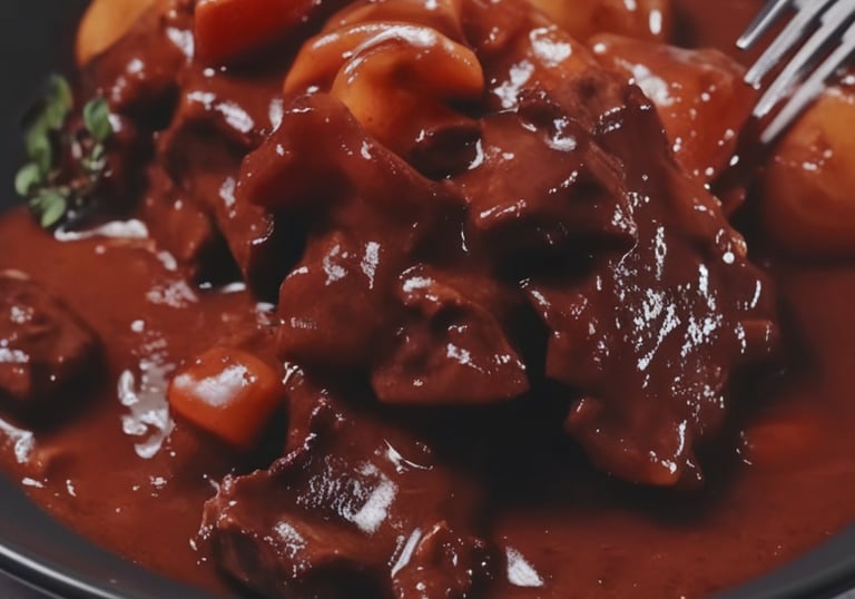 French beef bourguignon