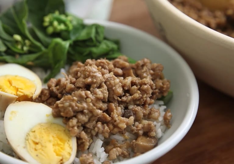 Taiwanese Minced Pork Rice (Lu Rou Fan) – A Classic Comfort Dish
