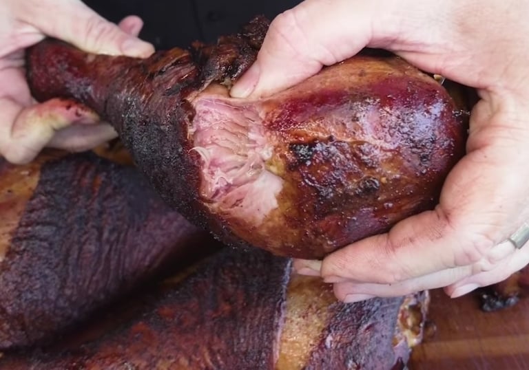 Smoked Texas-Style Turkey Legs Recipe