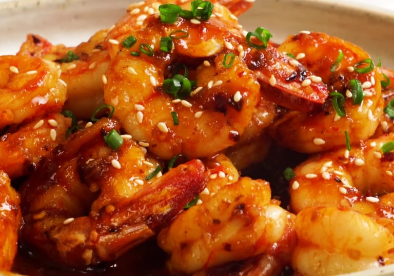Asian Chilli Garlic Prawns – Quick & Flavor-Packed Delight