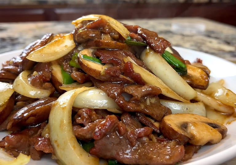Easy Tender and Juicy Beef and Mushroom Stir Fry Looking