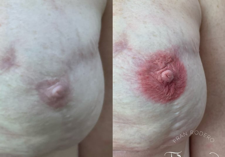 reconstrução de cicatriz tatuagem paramédica