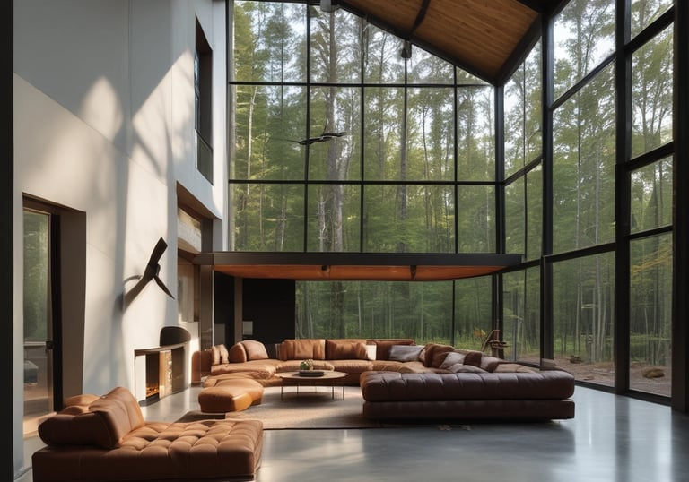 Bright living room with modern inventory