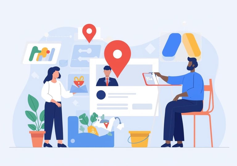 Perfil Google meu negócio profissional em Brasília