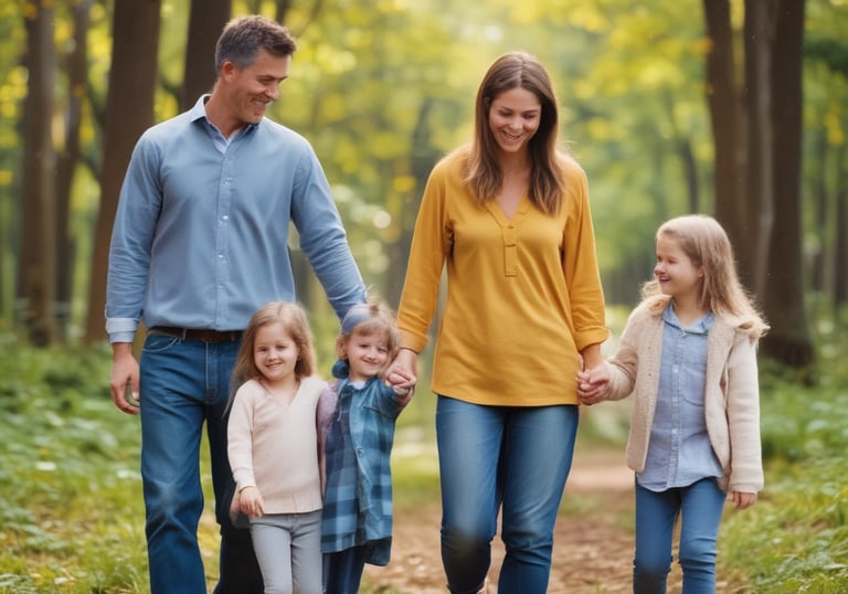 Children working together composting in a sunny outdoor space.