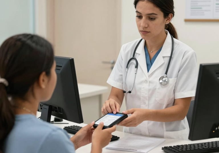 Minimalist waiting area with comfortable chairs and soft lighting.