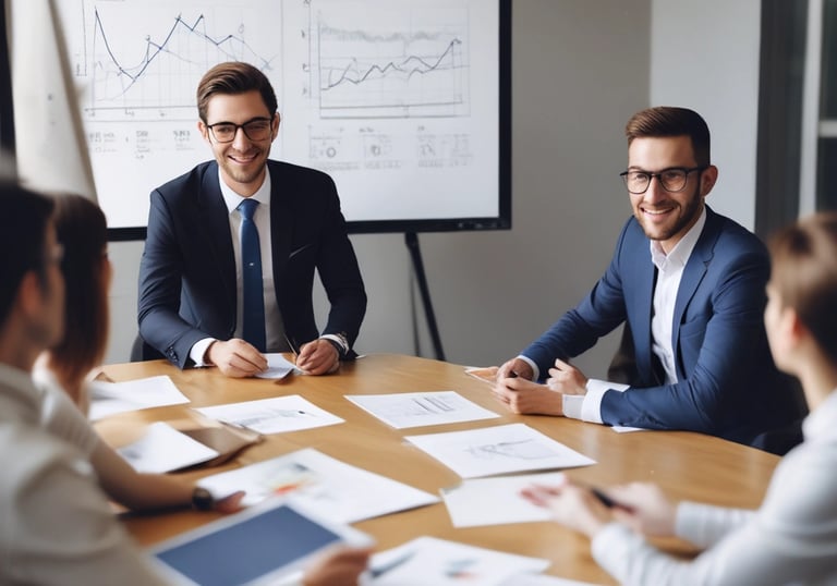 A handshake between a business sponsor and a promising university student candidate.
