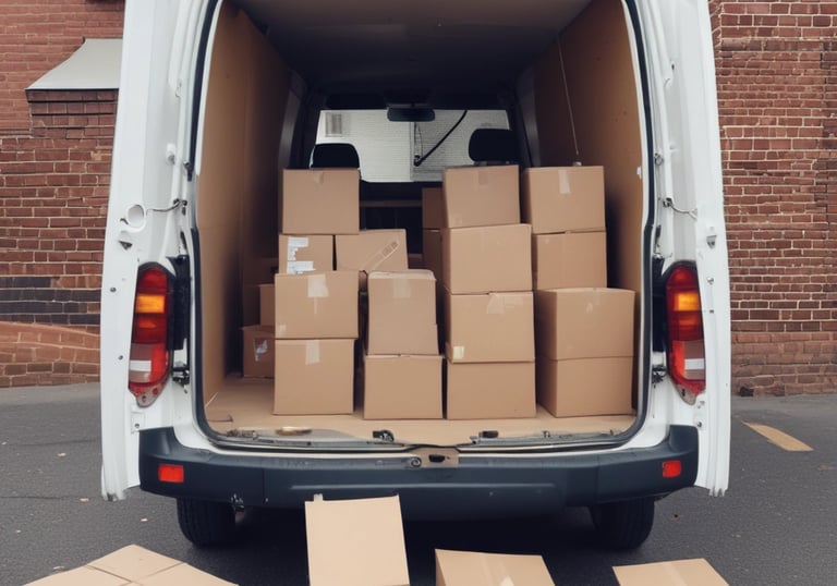 A security camera monitoring the storage area.