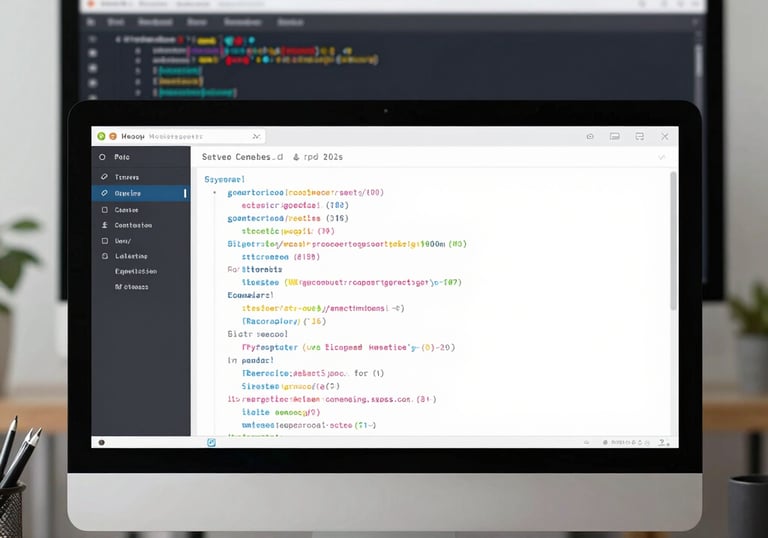 A trio of bento-style service cards arranged neatly on a dark background with electric blue accents.