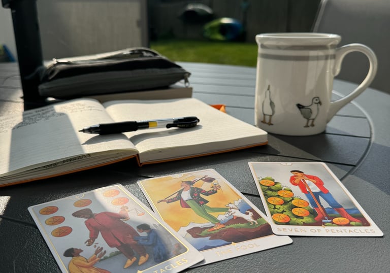 tarot cards workshop and retreat outdoors and online