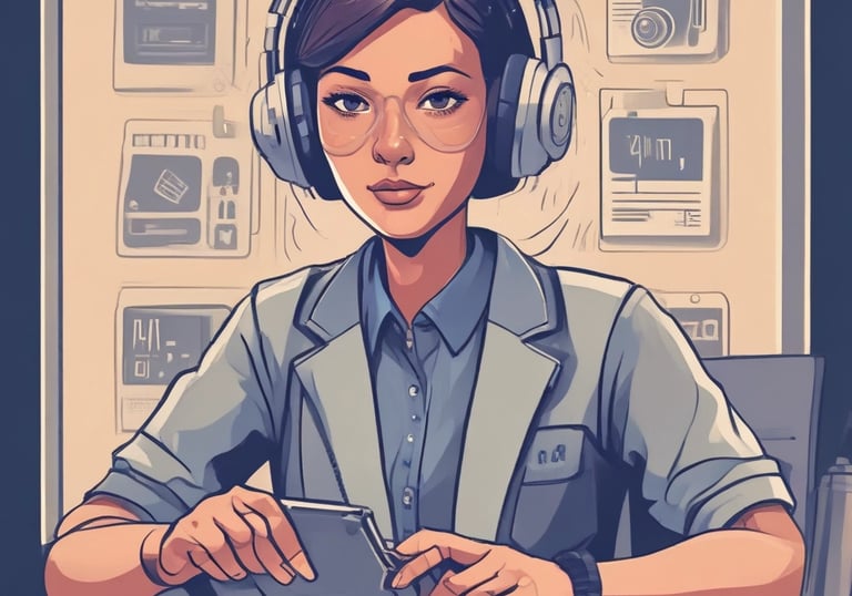 A clean icon of a headset symbolizing friendly customer support.