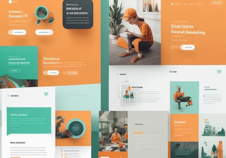 assorted-color abstract painting