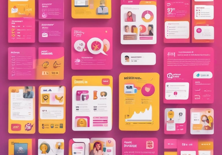 a white board with post it notes on it