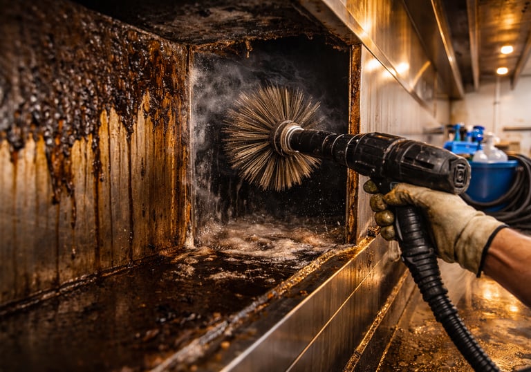 NFPA 96 compliant hood cleaning service