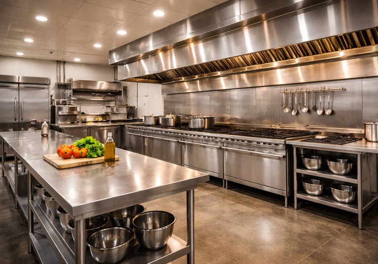 Commercial kitchen exhaust system cleaning