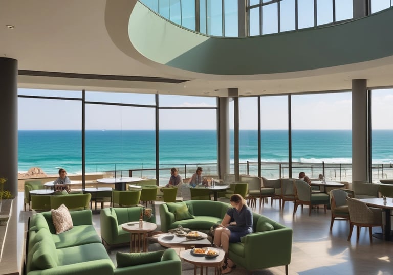 Photo of a cow peacefully grazing on green grass under a clear blue sky.