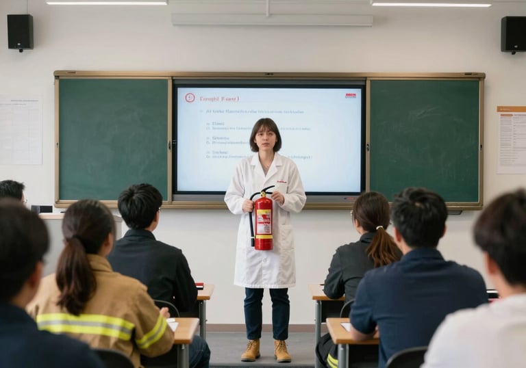 Professional consultant discussing certification details with a client.