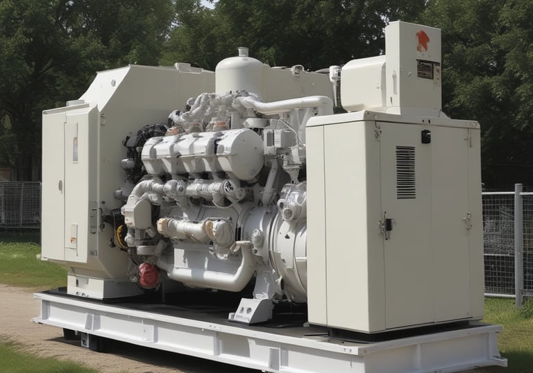 Engineer performing routine maintenance on industrial machinery.