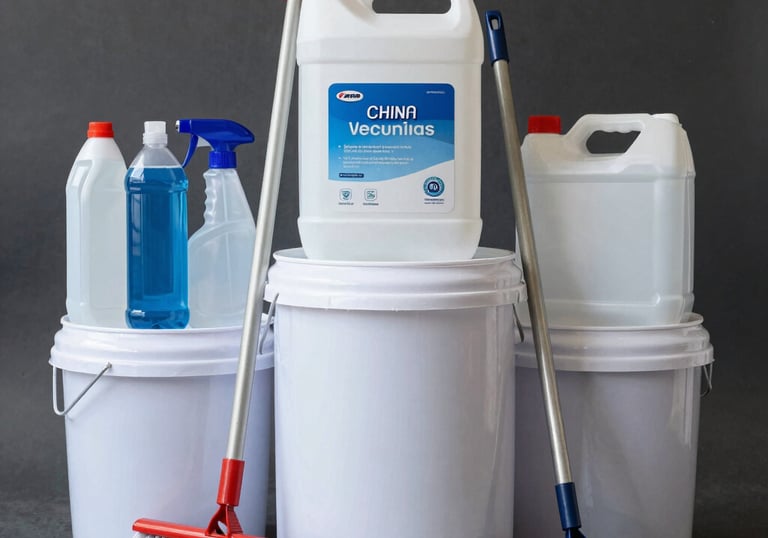 Team members organizing food packages in a clean, modern warehouse.