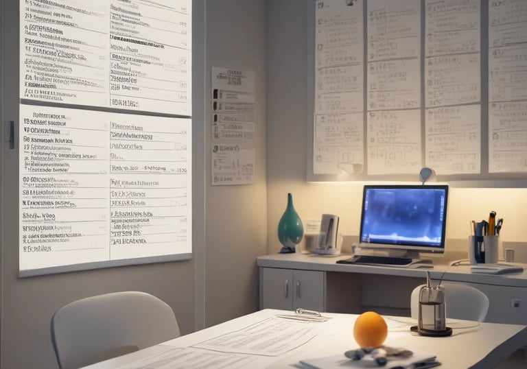 a man riding a skateboard down a street next to tall buildings