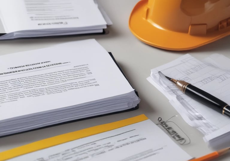 Safety officer conducting a field investigation near pipeline equipment.