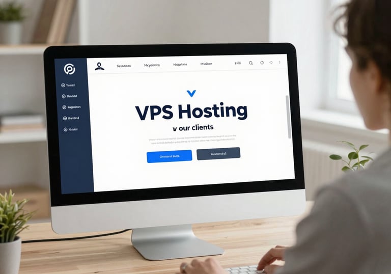 VPS hosting control panel for high-performance e-commerce websites