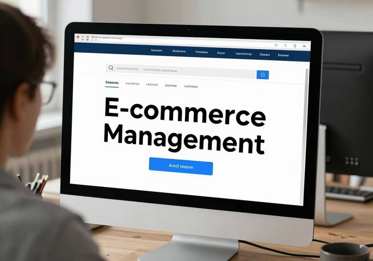 E-commerce management dashboard for Amazon, eBay, Shopify and TikTok Shop stores