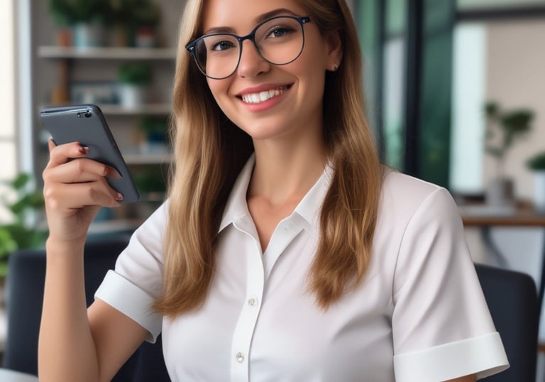 Illustration of AI connecting various platforms like WhatsApp, web, and social media.