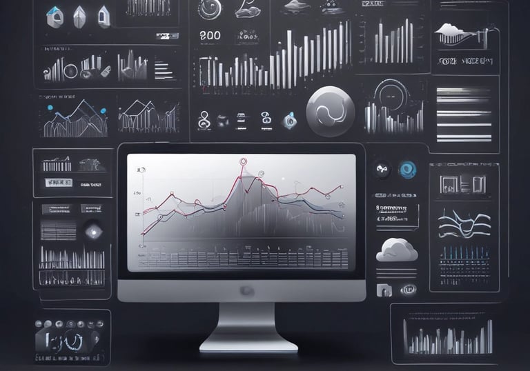 a man riding a skateboard down a street next to tall buildings