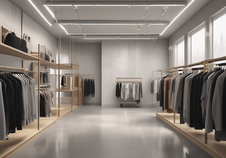 Architectural blueprint spread on a wooden table with measuring tools.