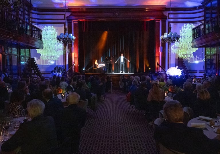 Le duo piano-claquettes Rhythm on Fire à l'Automobile Club de France - Paris