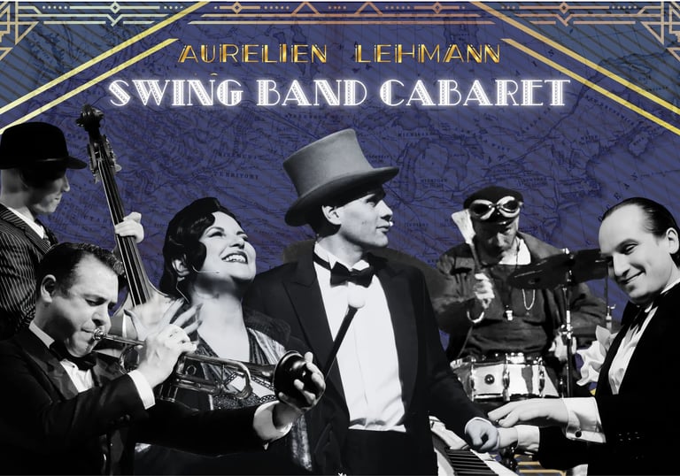 Aurélien Lehmann et son Swing Band Cabaret - Le Spectacle musical Années 20 entre jazz et comédie