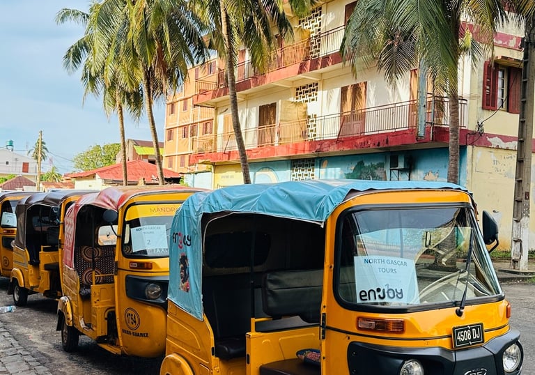 CIty tours en tutuk à Antsiranana