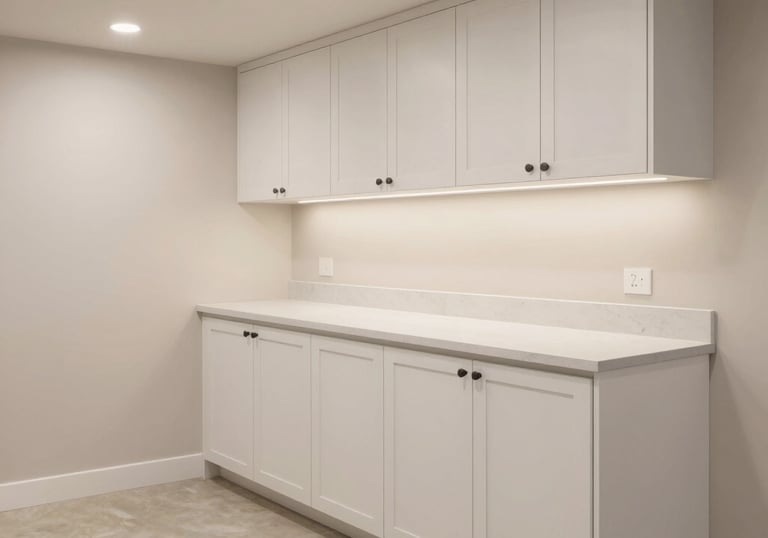Before-and-after shots of a remodeled bathroom in a Pennsylvania home.