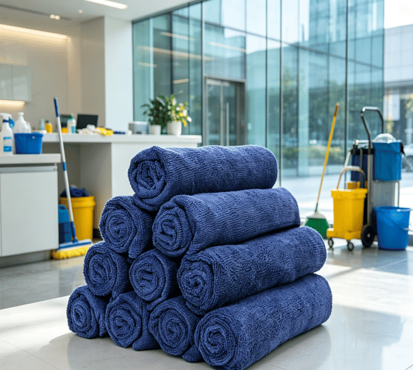 Microfiber Janitorial Cleaning Cloth