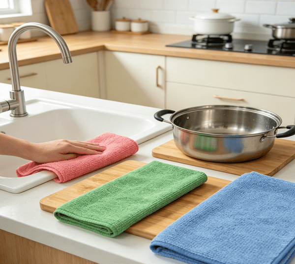 microfiber cleaning cloth for kitchen