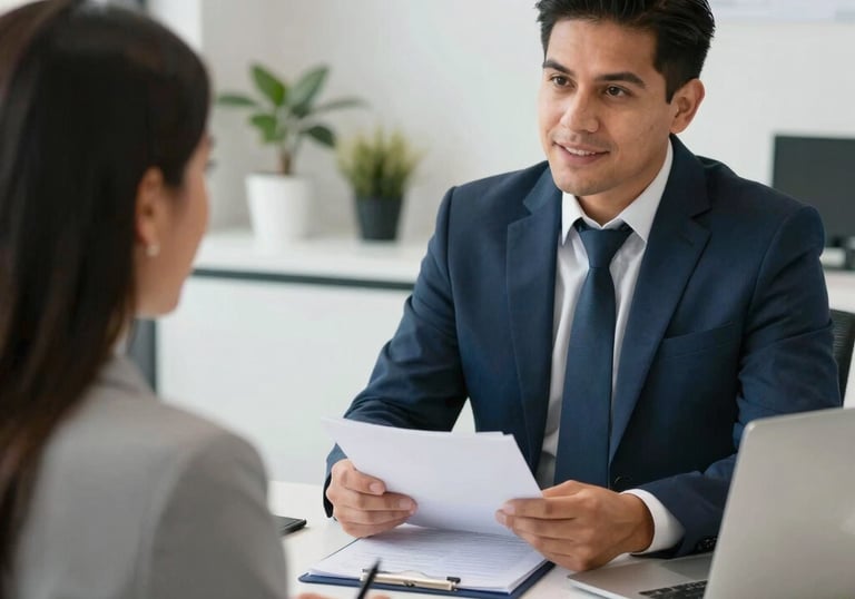 a man riding a skateboard down a street next to tall buildings