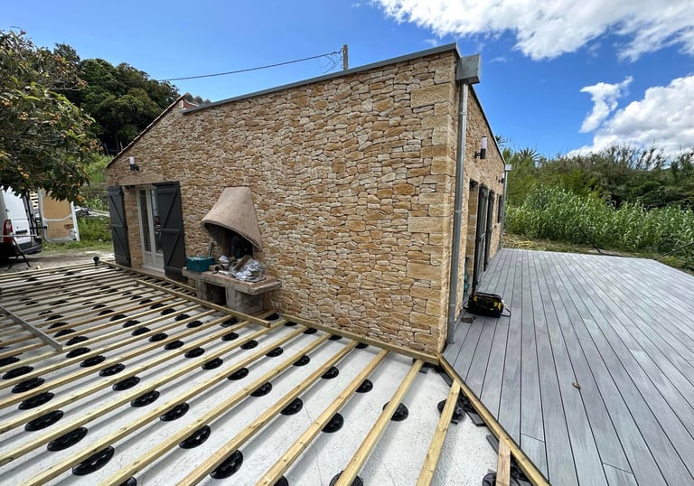 création terrasse