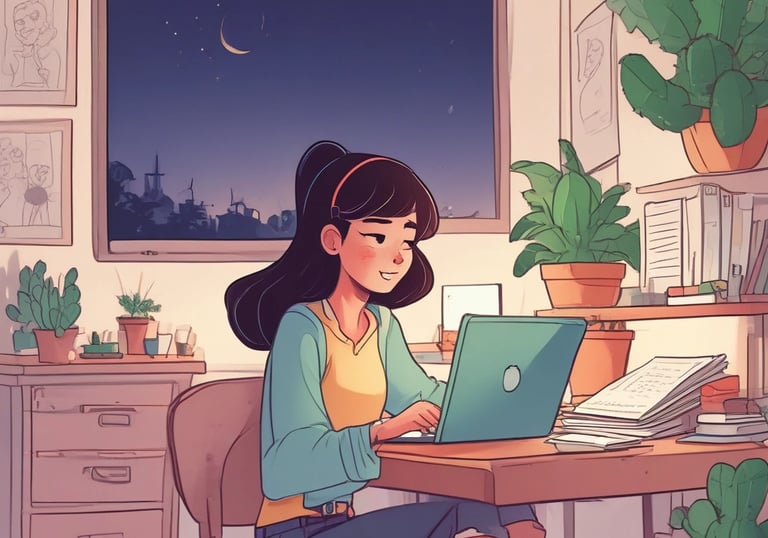 Close-up of Korean subtitles on a screen with K-drama scenes playing in the background.