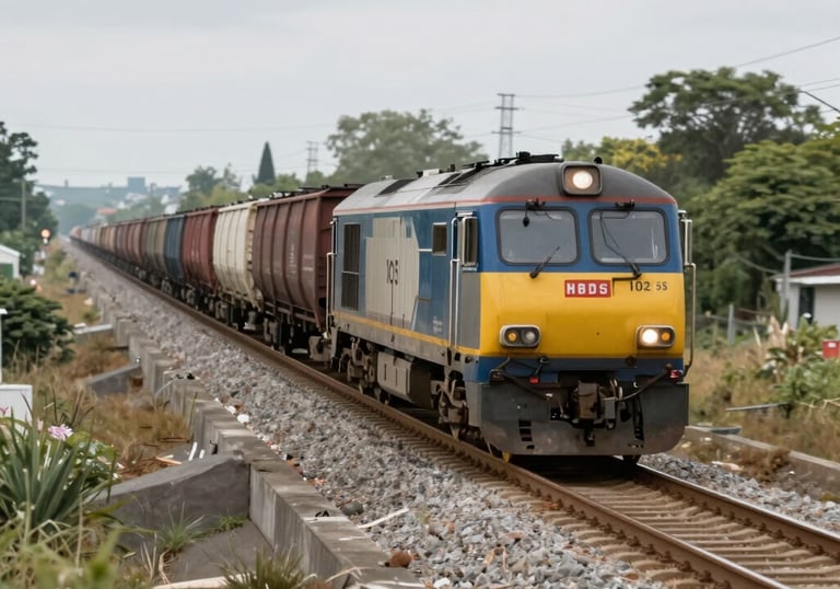 Close-up of a professional spray gun applying red paint on a metal surface.