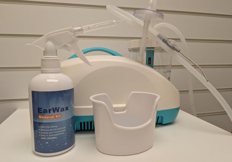 Ear microsuction & irrigation equipment used at Waverley Pharmacy Aberdeen