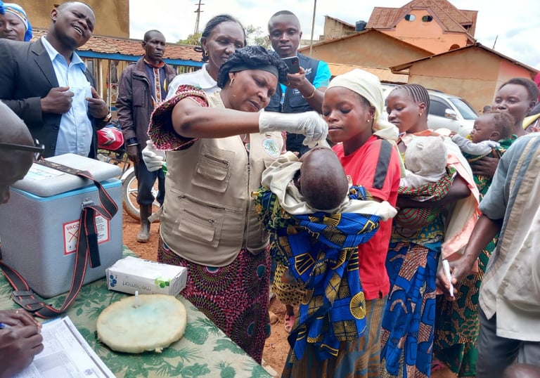 Campagne de vaccination contre la rougeole