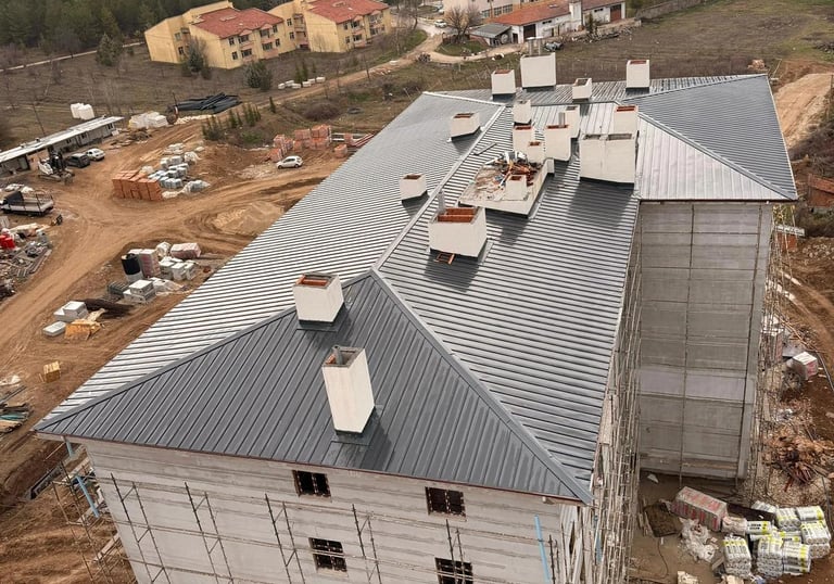 Kavaklıdere oluk iniş bağlantısı kaçak onarımı