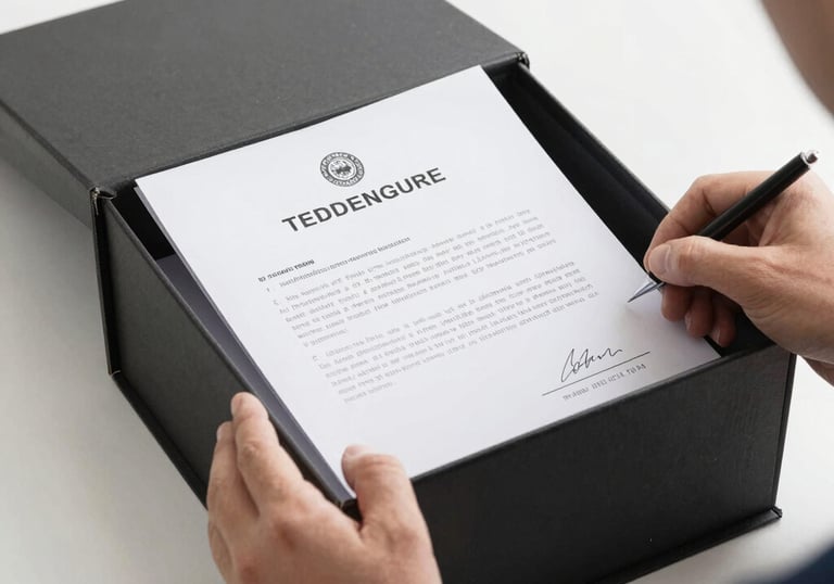 An upward graph showing 10 lakh crore procurement trend with government seals.