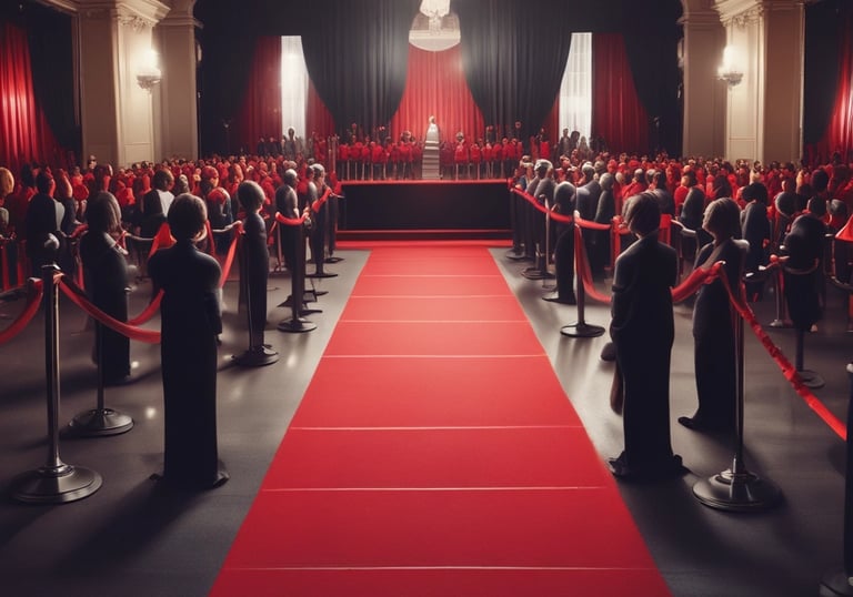 a man riding a skateboard down a street next to tall buildings